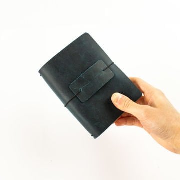 Pasaport Boy Travel Notebook Deri Defter Kılıfı - Seyahat Defteri - 11x14 cm