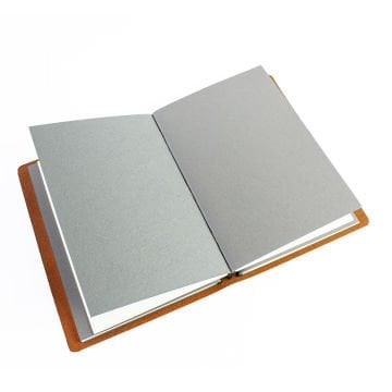 A5 Travel Notebook Deri Defter Kılıfı - Seyahat Defteri 16x23cm