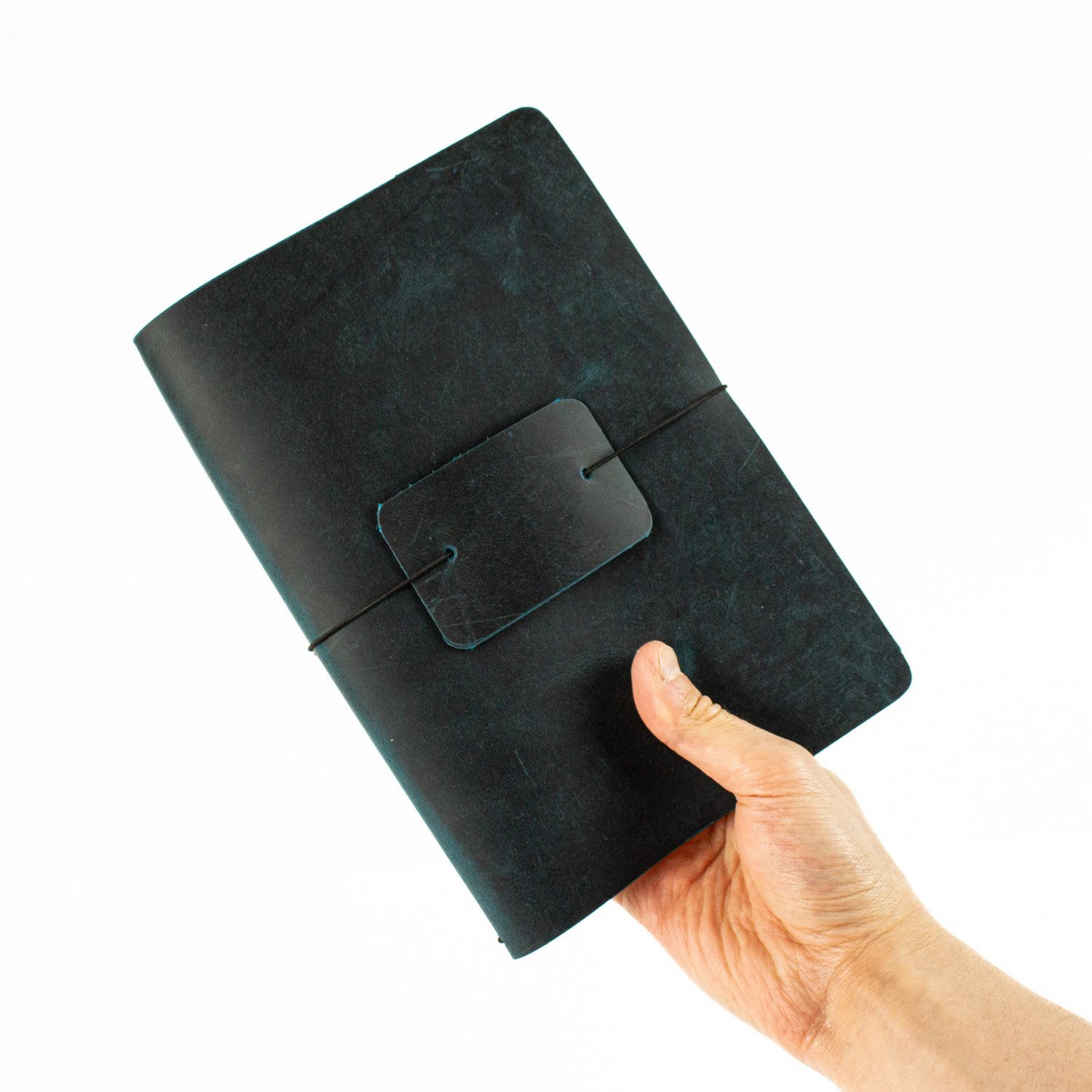 A5 Travel Notebook Deri Defter Kılıfı - Seyahat Defteri 16x23cm