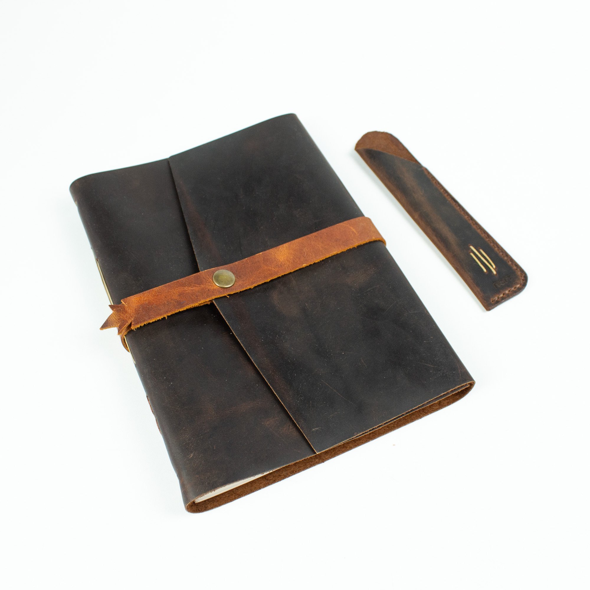 Hazan Yatay Deri Defter-35x25 cm