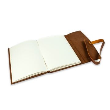 Hazan Yatay Deri Defter-35x25 cm