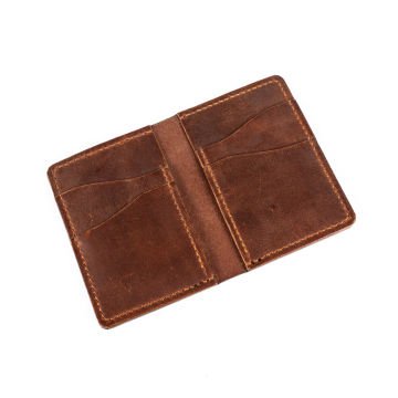 Merv Minimal El Yapımı Deri Cüzdan/Kartlık - Merv 1