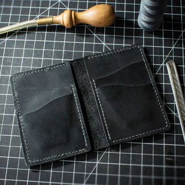 Merv Minimal El Yapımı Deri Cüzdan/Kartlık - Merv 1