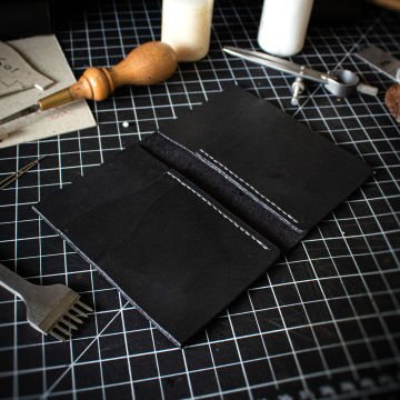 Merv Minimal El Yapımı Deri Cüzdan/Kartlık - Merv 1