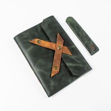 Petek - A5 Büyük Boy Deri Defter