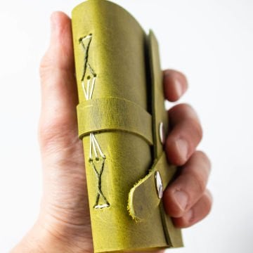 Cevher-A7 / Küçük Boy Deri Defter