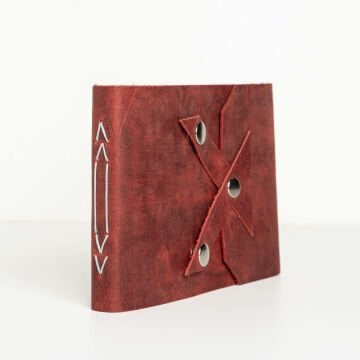 Petek-A6 Orta Boy Yatay Deri Defter