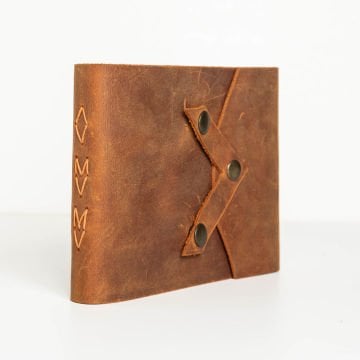 Bereket - A6 Orta Boy Yatay Deri Defter