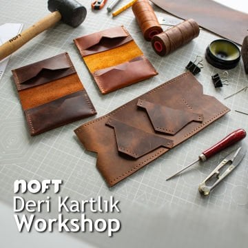 Deri Kartlık - Cüzdan Workshop / Deri Atölyesi