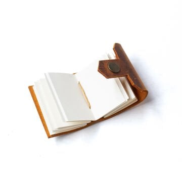 Petek Mini Deri Defter - 2