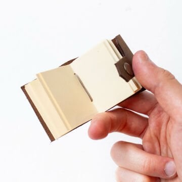 Petek Mini Deri Defter - 2