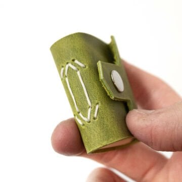 Petek Mini Deri Defter - 2