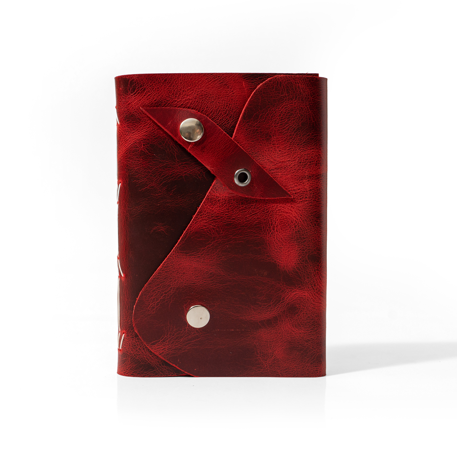 Petek - A6 Orta Boy Deri Defter / 5 Ortalı - Liderin Paltosu Tasarım