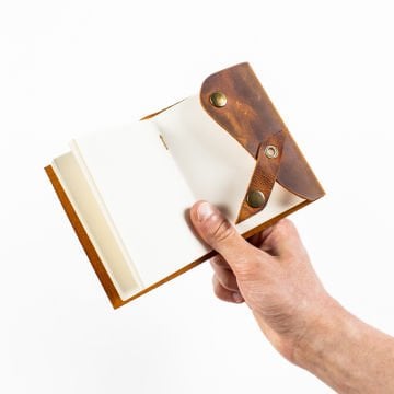 Petek - A7 / Küçük Boy Deri Defter 2 - Liderin Paltosu