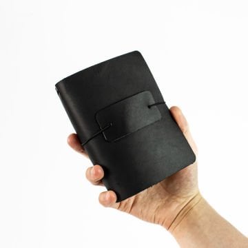 Pasaport Boy Travel Notebook Deri Defter Kılıfı - Seyahat Defteri - 11x14 cm