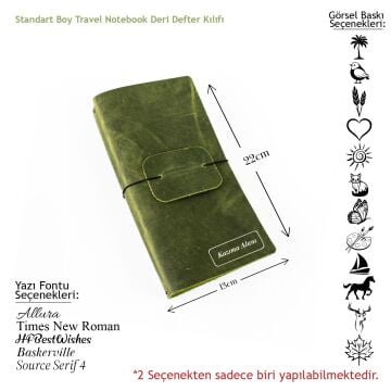 Özel Deri Defter Kılıfı - B5